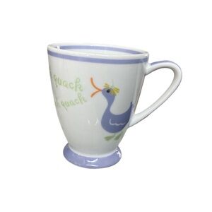 Starbucks Duck Design Mug - Lavender and White